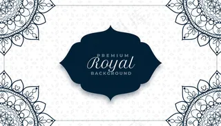 伊斯兰风格装饰曼荼罗造型背景设计