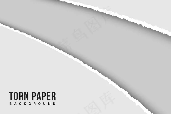 银色撕破纸背景插图模板设计eps,ai矢量模版下载