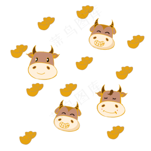 牛年元宝底纹