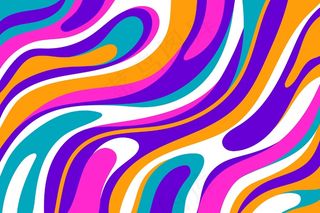 平面设计迷幻格调背景