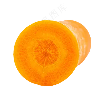 圆形胡萝卜蔬菜