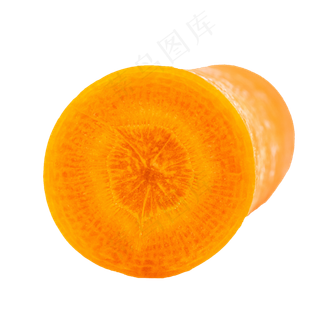 圆形胡萝卜蔬菜