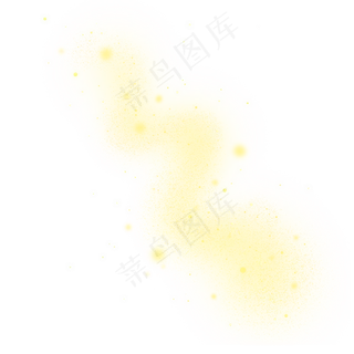 金黄色唯美七夕情人节星星