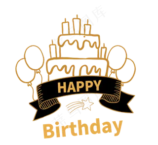 精美的生日蛋糕