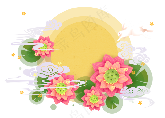 中秋节剪纸(2800X1999(DPI:300))psd模版下载