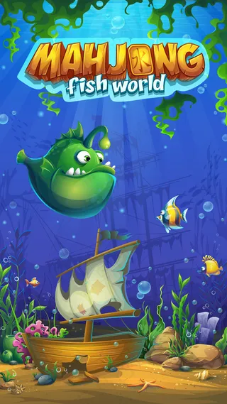 麻将鱼世界插画