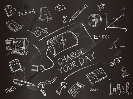 粉笔设计的学术元素