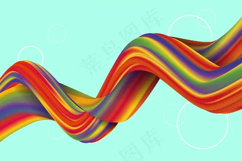 彩色流动壁纸 彩色流动壁纸