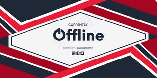 现代离线抽搐横幅banner背景