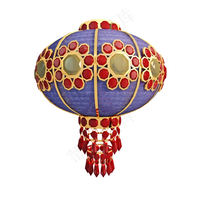 仿真花灯png图(2000X2000(DPI:300))psd模版下载