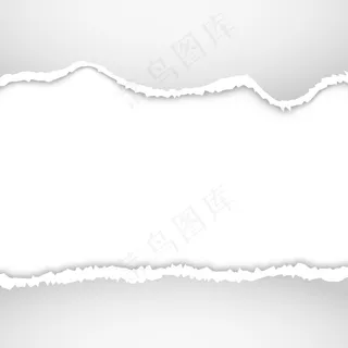 撕破的纸背景。撕纸插图的撕边设计