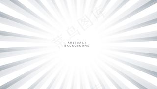 白色背景与阳光爆发设计