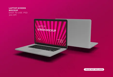 笔记本电脑屏幕模型样机