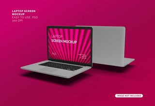 笔记本电脑屏幕模型样机