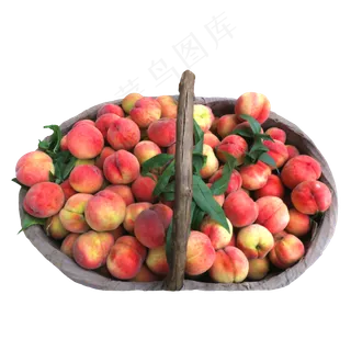 一篮桃子