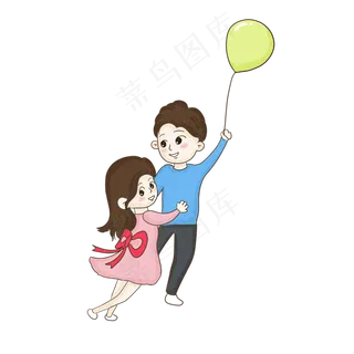 情侣七夕相爱元素