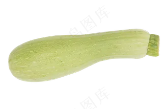 一根绿色西葫芦