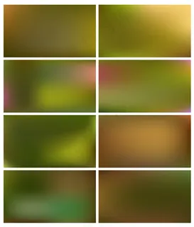一组绿色背景平滑模糊的抽象渐变 一组绿色背景平滑模糊的抽象渐变