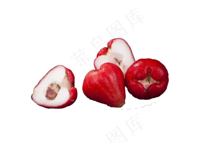 实物水润莲雾食物(2000X1333(DPI:240))psd模版下载