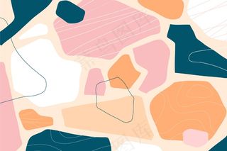 彩色抽象形状背景