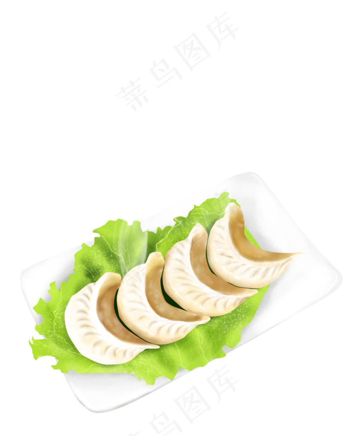 立冬手绘一盘饺子(3471X4262(DPI:300))psd模版下载