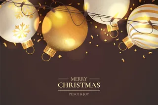 光彩夺目的圣诞装饰