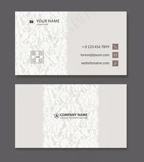 时尚大气创意名片设计