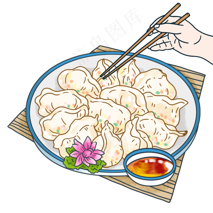 传统美食冬至饺子