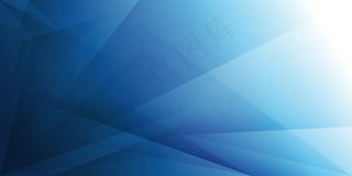 现代抽象蓝色透明水晶图案背景
