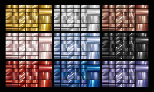 一套金属或金属背景