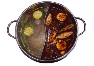 鸳鸯锅美食免扣元素