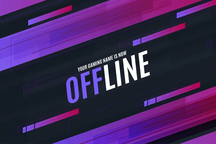 离线twitch背景设计模板eps,ai矢量模版下载