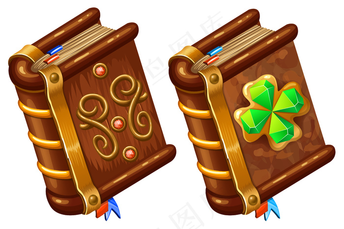 四叶草等轴测书。