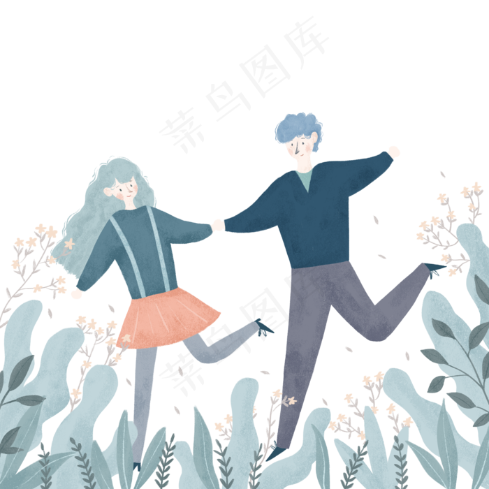情人节七夕情侣跳舞(2000X2000)