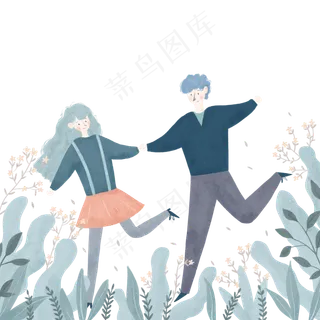 情人节七夕情侣跳舞