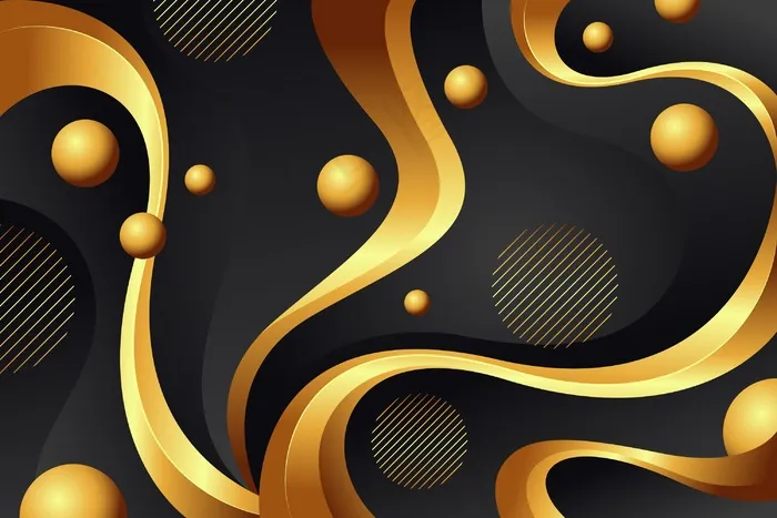 现实的金色豪华背景eps,ai矢量模版下载