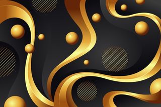 现实的金色豪华背景