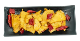 黄色美味千页豆腐