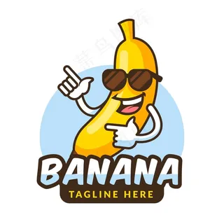 香蕉字符标志