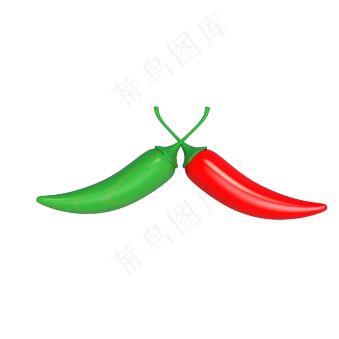 C4D仿真辣椒(2000*2000px 300 dpi )