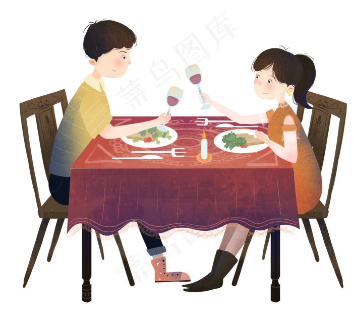 约会庆祝情人节