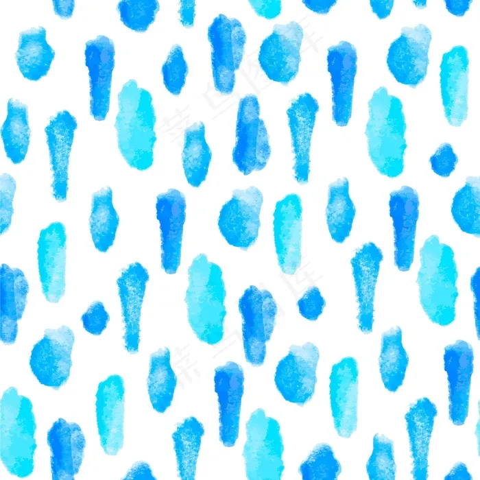 水彩画圆点图案eps,ai矢量模版下载