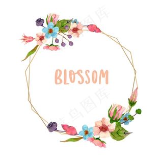 金花框背景设计