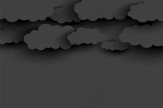 剪纸风格的深灰色云背景