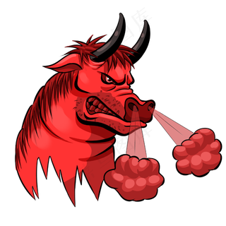 暴躁红牛牛气冲天