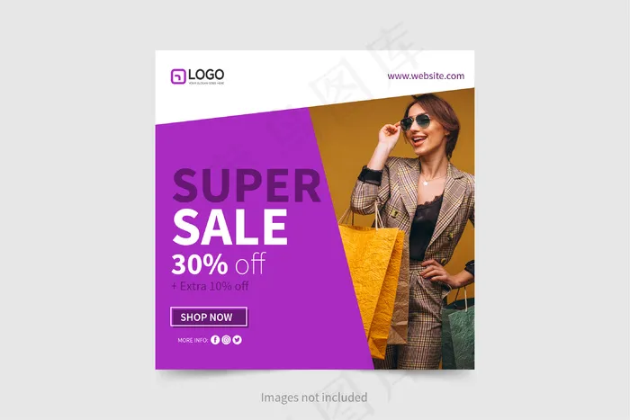 销售横幅banner模板eps,ai矢量模版下载