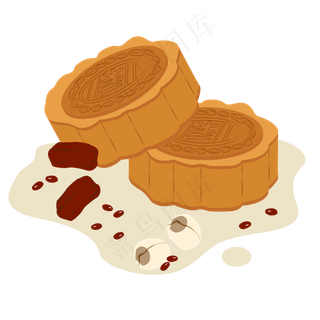 八月十五中秋节月饼