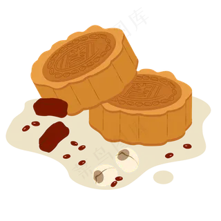 八月十五中秋节月饼