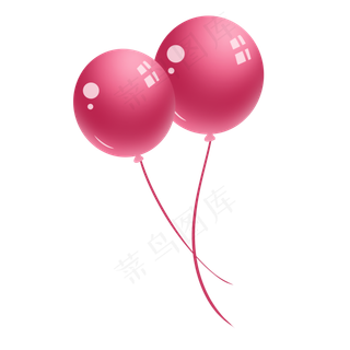 紫红色七夕情人节气球