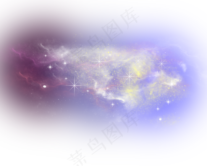 七夕节唯美星空(2500X2000(DPI:300))psd模版下载